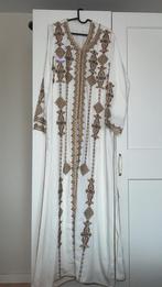 Witte takchita met Gouden Details - Maat M, Maat 38/40 (M), Galajurk, Wit, Ophalen of Verzenden