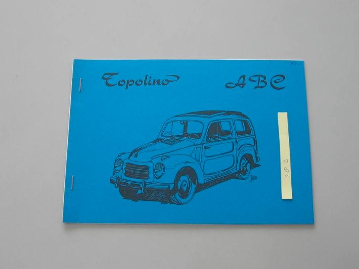 FT 286 FIAT Topolino ABC nr 1 1977, Boeken, Auto's | Folders en Tijdschriften, Zo goed als nieuw, Overige merken, Ophalen of Verzenden
