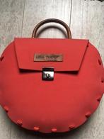 Rode tas Lisa Tucci Vintage, Sieraden, Tassen en Uiterlijk, Handtas, Gebruikt, Ophalen of Verzenden, Rood