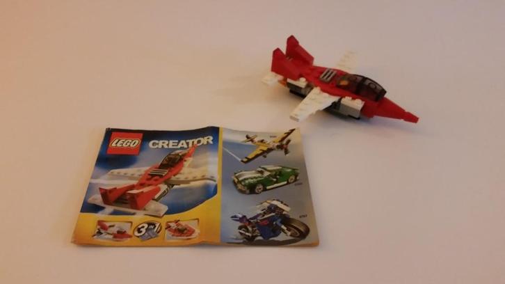 Lego 6741- Creator Mini Jet, Kinderen en Baby's, Speelgoed | Duplo en Lego, Zo goed als nieuw, Lego, Complete set, Ophalen of Verzenden
