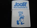 Champ reclame benzine aansteker JOOST restaurants jaren '90, Ophalen of Verzenden, Zo goed als nieuw, Aansteker