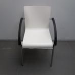 Drabert Vuelo houten design stoel - wit en antraciet, Huis en Inrichting, Stoelen, Niet ingevuld, Gebruikt, Niet ingevuld, Niet ingevuld