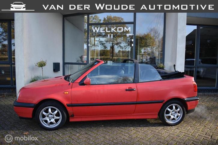 Volkswagen Golf Cabrio 1.8 '94 27-06-2027 APK!, Auto's, Volkswagen, Bedrijf, Te koop, Golf, Alarm, Lichtmetalen velgen, Open dak