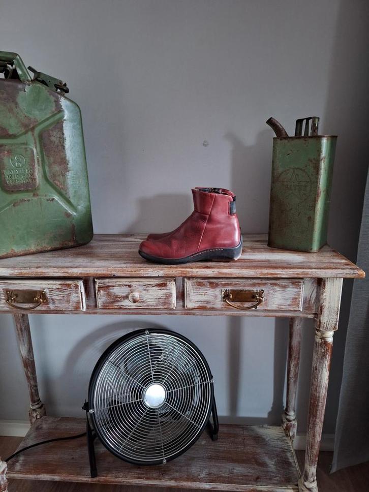 🟩 Bordeaux rode Wolky dames enkellaarzen in maat 37, Kleding | Dames, Schoenen, Zo goed als nieuw, Lage of Enkellaarzen, Rood