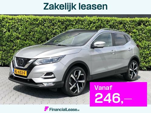 Nissan Qashqai 1.2 Tekna + ,FACELIFT, PANO, LEDER, ECC-AIRCO, Auto's, Nissan, Bedrijf, Lease, Financial lease, Qashqai, 360° camera