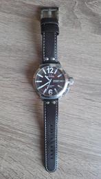 TW Steel Polshorloge - Stalen Kast, Leren Band, Overige merken, Staal, Polshorloge, Ophalen of Verzenden