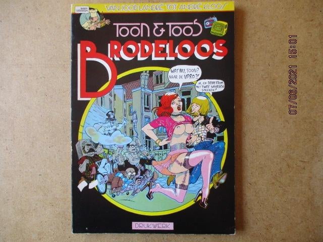 adv4079 toon en toos brodeloos, Eén stripboek, Ophalen, Gelezen
