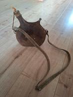 Ww1 wo1 Franse schuurvondst veldfles met kurk en riem, Ophalen of Verzenden, Landmacht, Overige gebieden