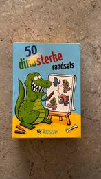 50 dinosterke raadsels, Ophalen of Verzenden, Zo goed als nieuw