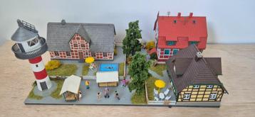 Diorama Duits fries dorpje H0/1:87 beschikbaar voor biedingen
