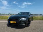 Audi A5 2.0 Tfsi Mhev 190pk S Tronic 2018 Zwart, Auto's, 74 €/maand, 4 cilinders, 1984 cc, Leder en Stof