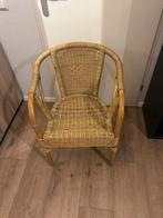 Rieten stoel, Huis en Inrichting, Stoelen, Ophalen, Gebruikt, Bruin, Riet of Rotan