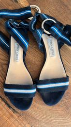 Originele Jimmy Choo sandalen – model BREANNE – maat 38.5, Ophalen of Verzenden, Gedragen, Blauw, Sandalen of Muiltjes