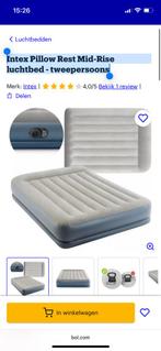 Gratis Intex Pillow Rest Mid-Rise luchtbed - tweepersoons, Ophalen of Verzenden