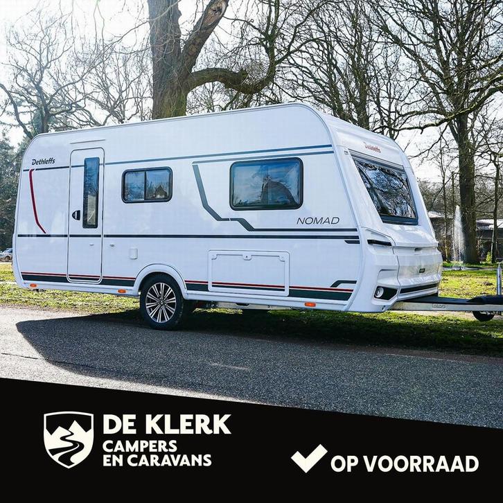 Dethleffs Nomad 460 EL (bj 2026), Caravans en Kamperen, Caravans, Bedrijf, tot en met 4, 1250 - 1500 kg, Dethleffs, 6 tot 7 meter