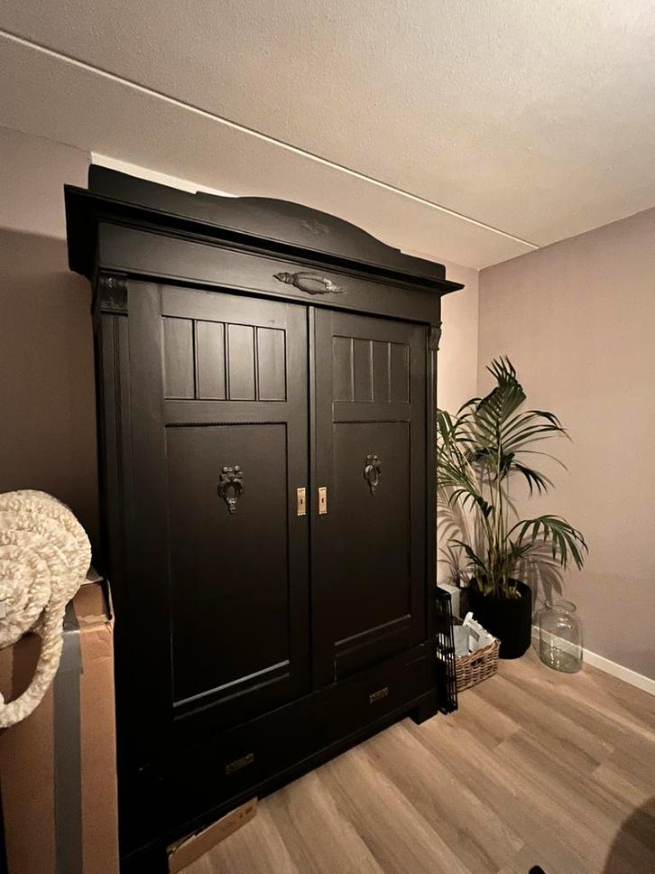 Antieke kast, Huis en Inrichting, Kasten | Kledingkasten, Gebruikt, 200 cm of meer, 100 tot 150 cm, 50 tot 75 cm, Met lade(s)