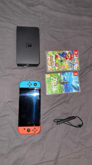 Nintendo Switch en Mario Party Superstars en Legend of Zelda beschikbaar voor biedingen