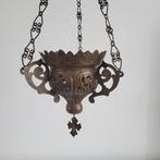 Antieke koperen godslamp wierook brander, Ophalen of Verzenden