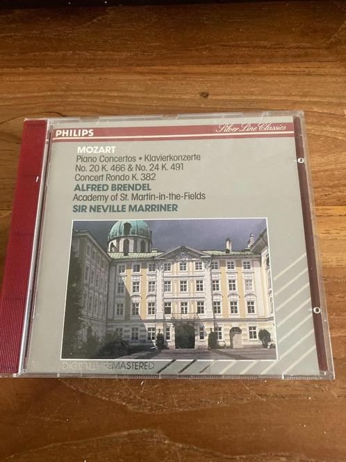 Mozart - Piano Concertos No 20 K 466 & No 24 K 491 (Alfred B, Cd's en Dvd's, Cd's | Klassiek, Zo goed als nieuw, Orkest of Ballet