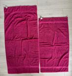 2 x grote Van Dijck Prestige Handdoeken fuchsia roze, Huis en Inrichting, Ophalen of Verzenden, Roze, Handdoek