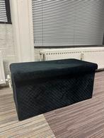 Zwarte Opbergdoos / Opbergbank 3 x, Ophalen, Minder dan 50 cm, Zo goed als nieuw, Stof