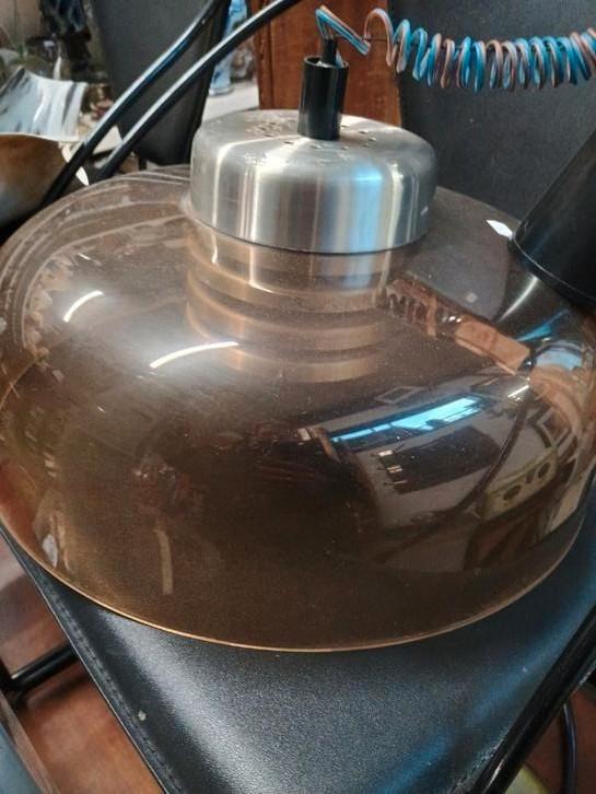 Vintage Herda space Age hanglamp, Huis en Inrichting, Lampen | Hanglampen, Gebruikt, Minder dan 50 cm, Ophalen