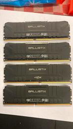 Crucial Ballistix 64GB (4x16GB) DDR4 3200Mhz CL16, Gebruikt, DDR4, Ophalen of Verzenden, Desktop