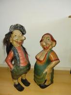 houten trollen man en vrouw, Ophalen, Gebruikt