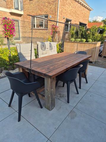 Kuipstoel Akola antraciet 4x tuinstoel beschikbaar voor biedingen