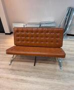 2 zits bank Barcelona Pavillion 2 seat sofa, Huis en Inrichting, Banken | Sofa's en Chaises Longues, Ophalen, Kunststof, Minder dan 75 cm