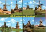 (F001) Ansichtkaart Friesland div. afbeeldingen molen, Verzamelen, Ansichtkaarten | Nederland, Verzenden, 1980 tot heden, Gelopen