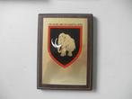 militair schildje 107, 19 en 44 afdva, Ophalen of Verzenden, Landmacht, Nederland, Embleem of Badge