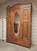 Antieke brocante Art Deco meidenkast vintage linnenkast kast, Ophalen of Verzenden