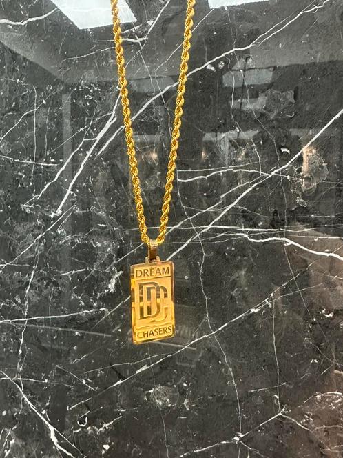 Prachtige robe ketting met Dream chasers | 70 cm, Sieraden, Tassen en Uiterlijk, Kettingen, Nieuw, Goud, Ophalen of Verzenden
