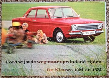 Folder Ford 12M en 15M (P6) uit 1969 in nette staat  beschikbaar voor biedingen