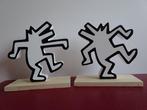 Keith Haring Dancing Dogs boekensteunen / decoratief object, Antiek en Kunst, Ophalen of Verzenden