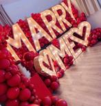 Marry me licht letters hart thema feest decoratie, Hobby en Vrije tijd, Ophalen of Verzenden