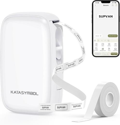 Portable Label Printer - SUPVAN Katasymbol E16 – Like New, Computers en Software, Labelprinters, Zo goed als nieuw, Tape-label