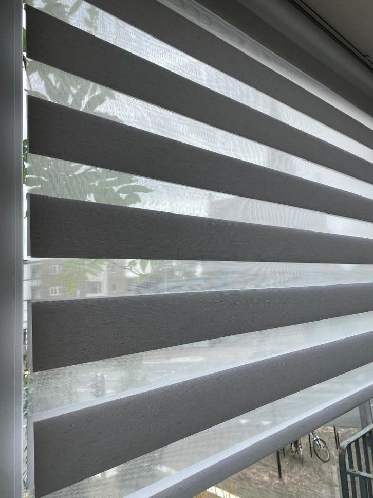 Rolgordijn (linnenlook), Huis en Inrichting, Stoffering | Gordijnen en Lamellen, Zo goed als nieuw, 200 cm of meer, 150 tot 200 cm