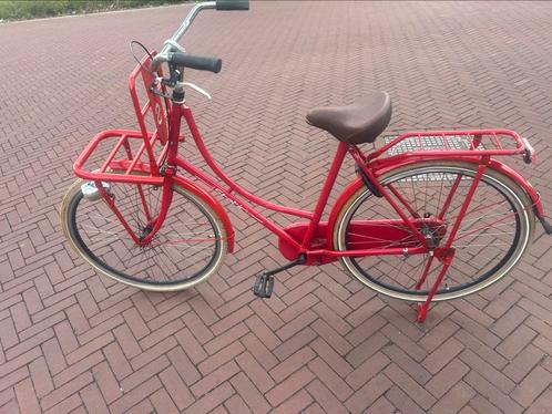 Static omafiets/damesfiets 28inch 48cm terugrem trap, Fietsen en Brommers, Fietsen | Dames | Damesfietsen, Zo goed als nieuw, Overige merken