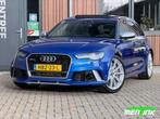 Audi RS6 4.0 TFSI RS6 perf. pano keramisch Audi exclusive Ak, Auto's, Audi, 8 cilinders, Blauw, RS6, 10 km/l