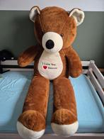 Grote zachte knuffelbeer i love you forever hart knuffel, Kinderen en Baby's, Ophalen, Zo goed als nieuw, Beer