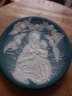 Villeroy en Boch kerst schotel met Maria en Engeltjes, Ophalen of Verzenden, Zo goed als nieuw, Porselein, Kop en/of schotel