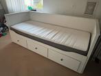 IKEA Hemnes Bedbank met Matras, Ophalen, 90 cm, Eenpersoons, Wit