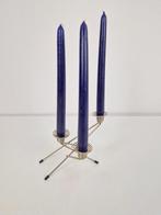 Postmodern wire spring kandelaar metaal’80 Vintage, Overige kleuren, N, Ophalen of Verzenden, N