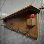 Antiek kapstok eiken messing art deco Amsterdamse school, Ophalen of Verzenden