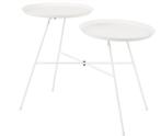 Speels bijzettafeltje Indy van Feliz, wit metaal, Huis en Inrichting, Ophalen, Minder dan 45 cm, Minder dan 55 cm, Metaal of Aluminium