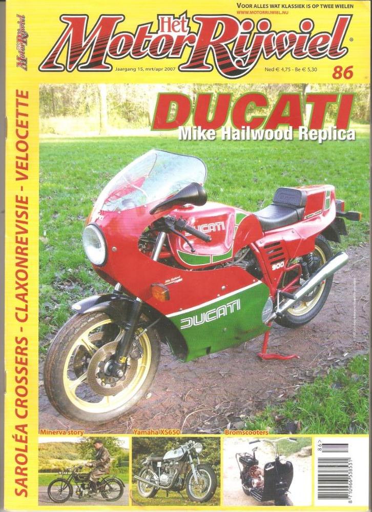 86 – Ducati – Minerva – Yamaha – Sarolea – Velocette, Boeken, Tijdschriften en Kranten, Zo goed als nieuw, Sport en Vrije tijd