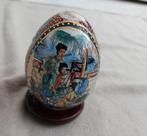 Japans Vintage Satsuma Ei met voet / Muzikanten, Antiek en Kunst, Ophalen of Verzenden