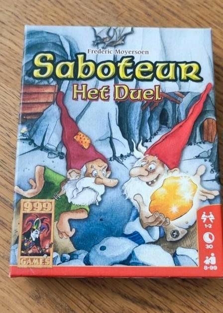 Saboteur - Het Duel l 999 Games l Kaartspel l 8+, Hobby en Vrije tijd, Gezelschapsspellen | Kaartspellen, Zo goed als nieuw, Ophalen of Verzenden
